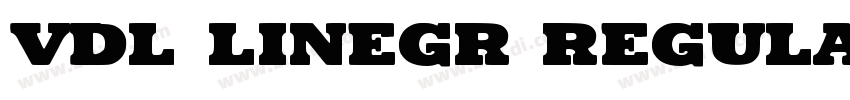 VDL LineGR Regular下载字体转换